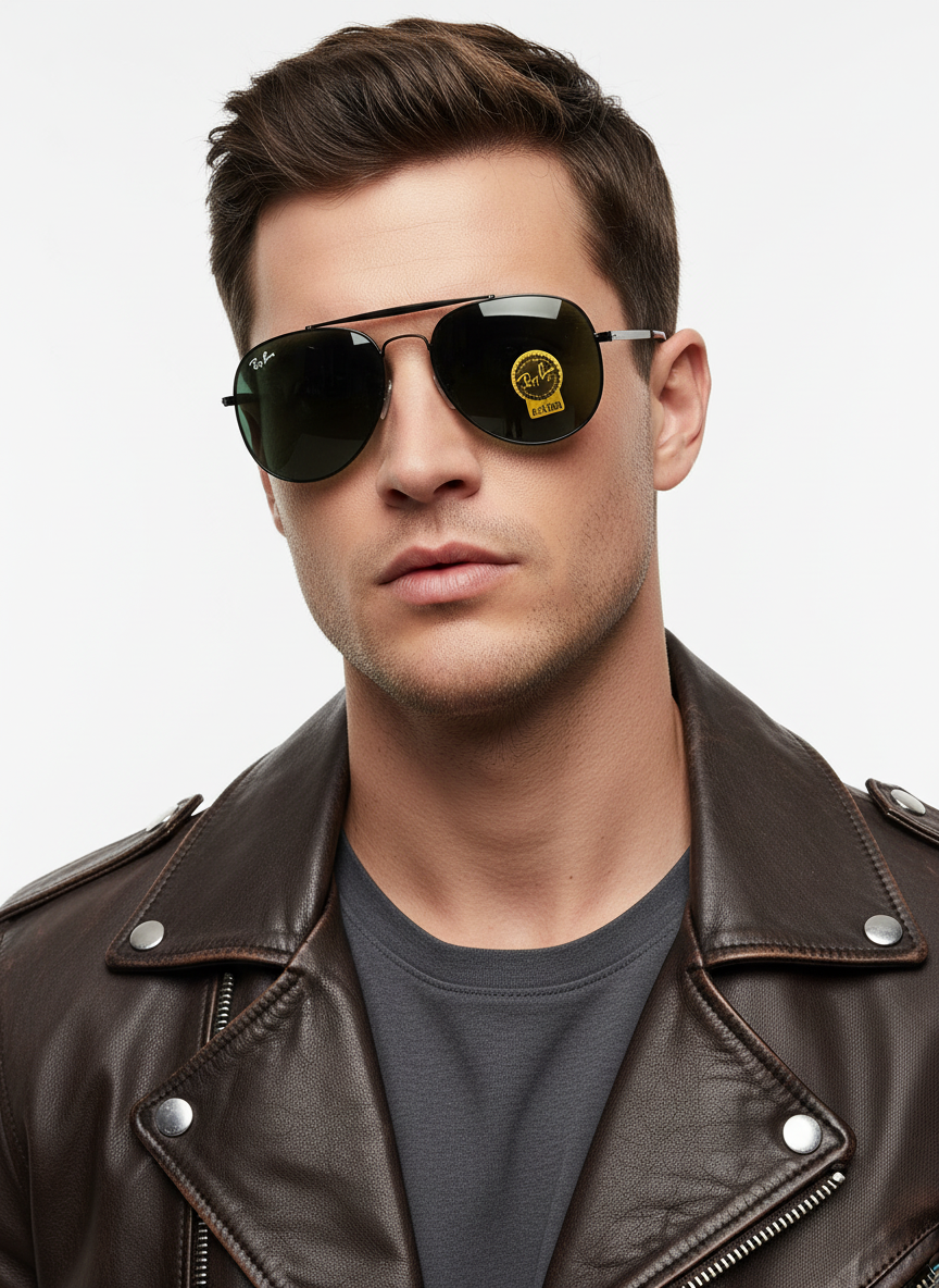 Ray-Ban Classic Aviator - Premium UV Protection, Anti-Blue Light & Unbreakable Glass