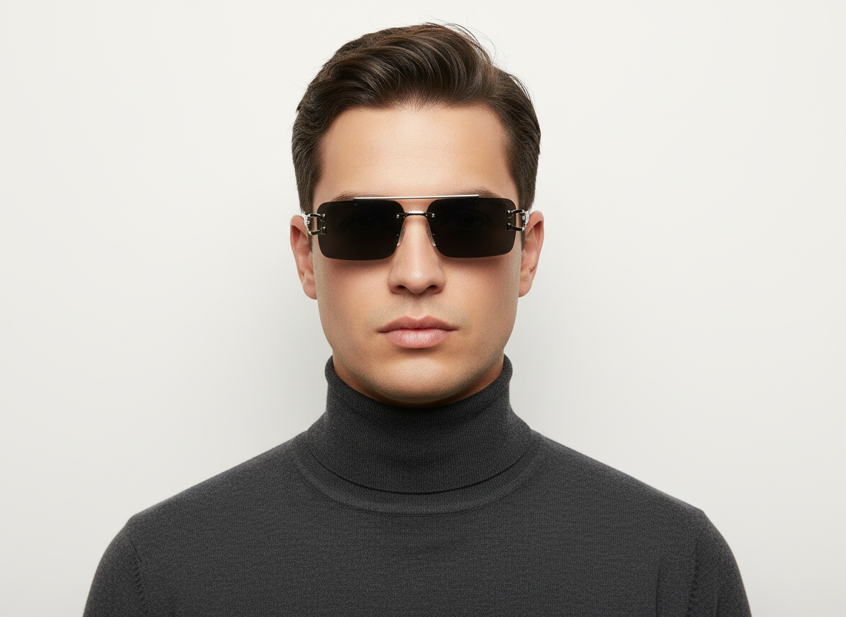 Aureza Bold - Oversized Square Sunglasses