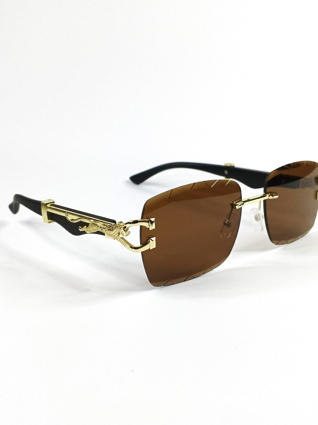 Aureza Luxe - Oversized Square Sunglasses With Coco Pouch