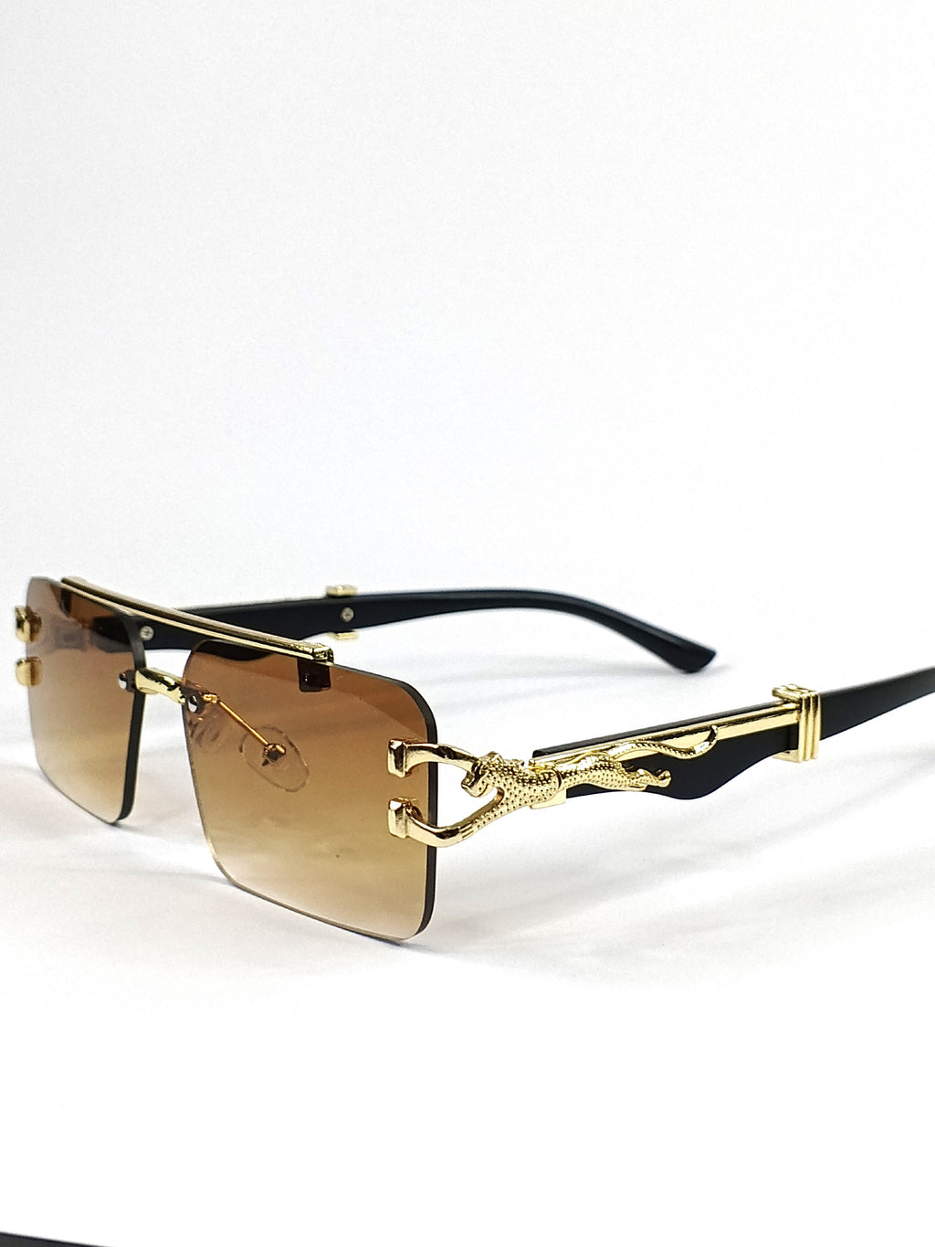 Aureza Bold - Normal Sized Square Sunglasses with Coco Pouch