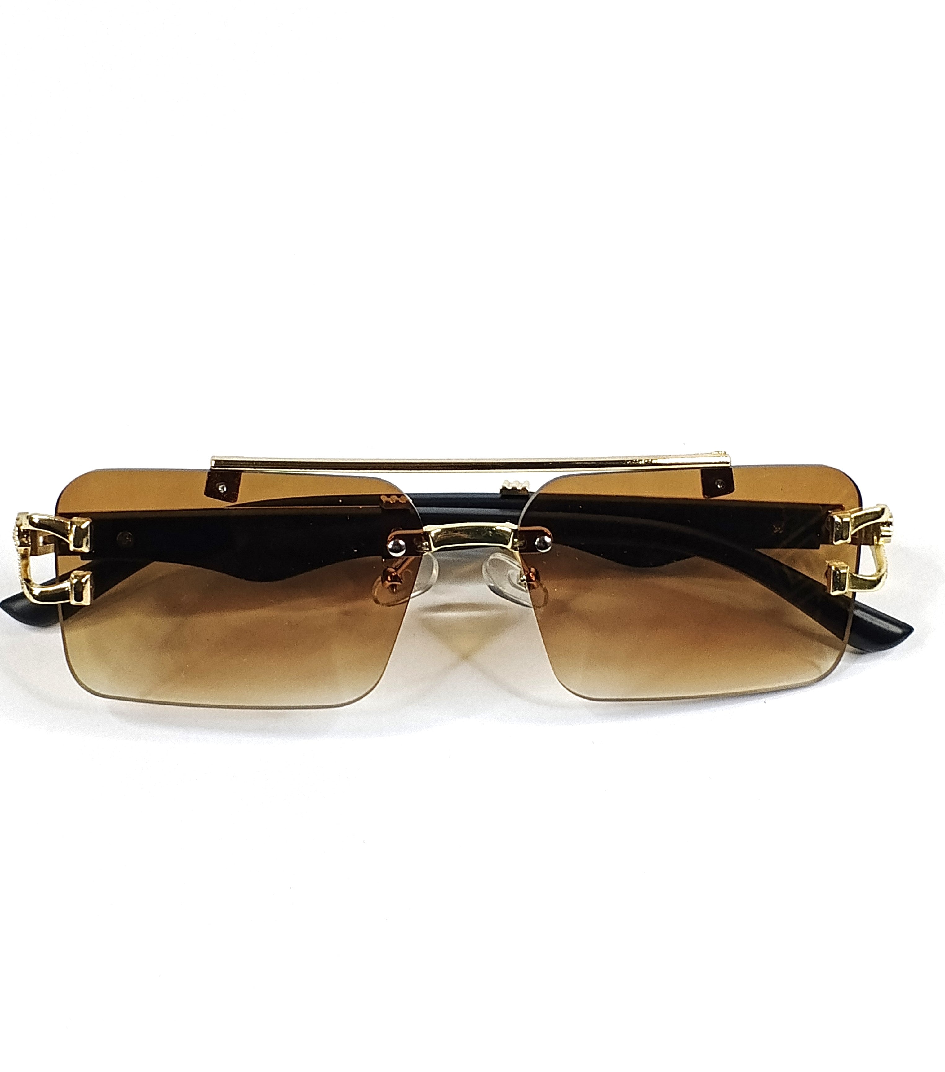 Aureza Bold - Normal Sized Square Sunglasses with Coco Pouch