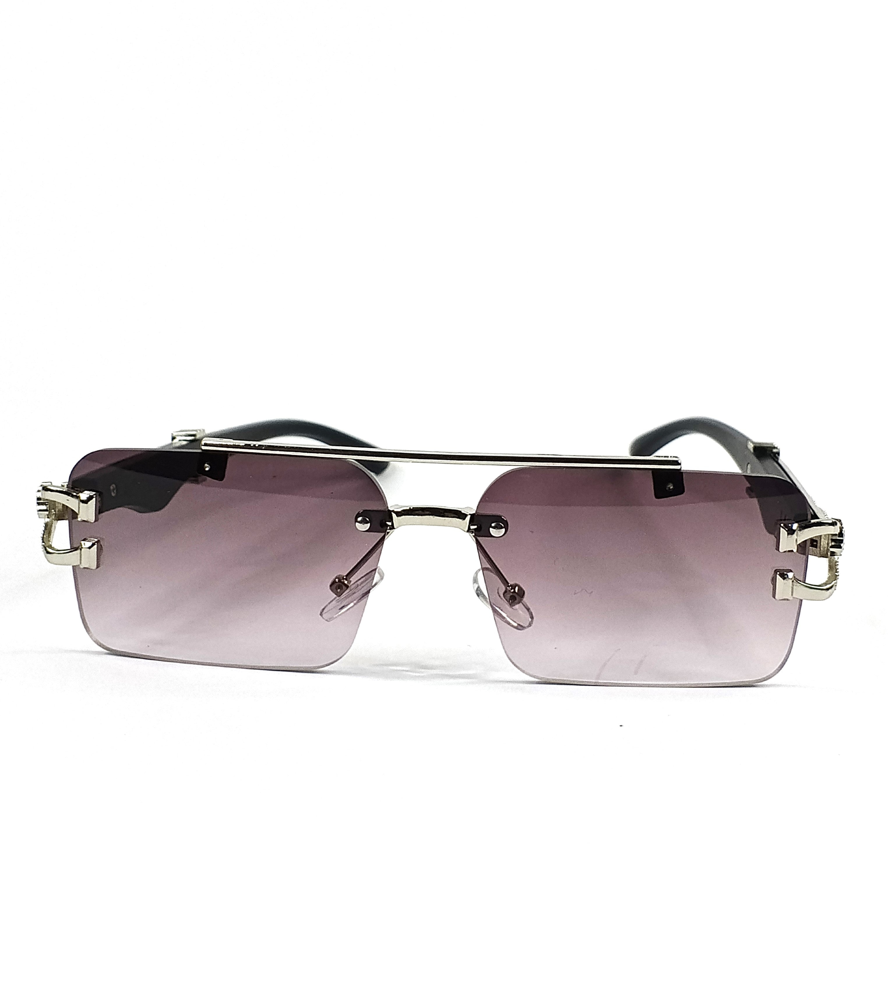 Aureza Bold - Normal Sized Square Sunglasses with Coco Pouch
