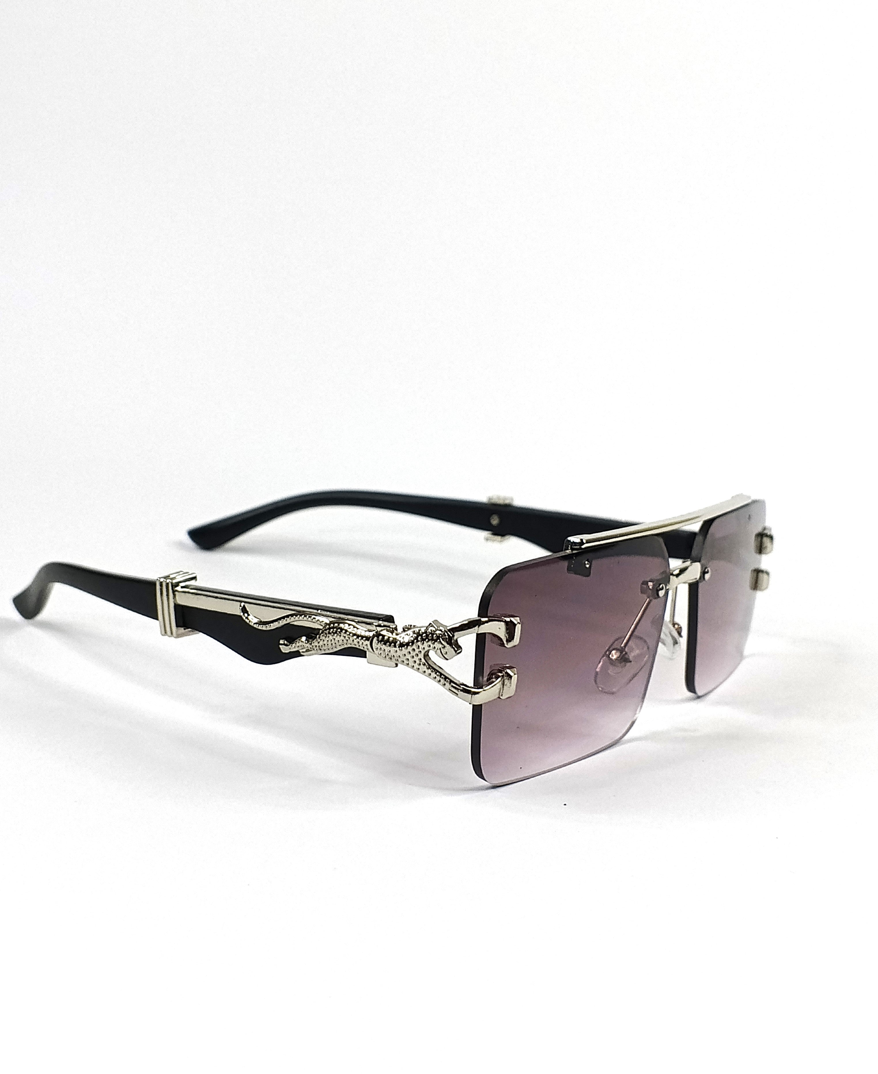 Aureza Bold - Normal Sized Square Sunglasses with Coco Pouch