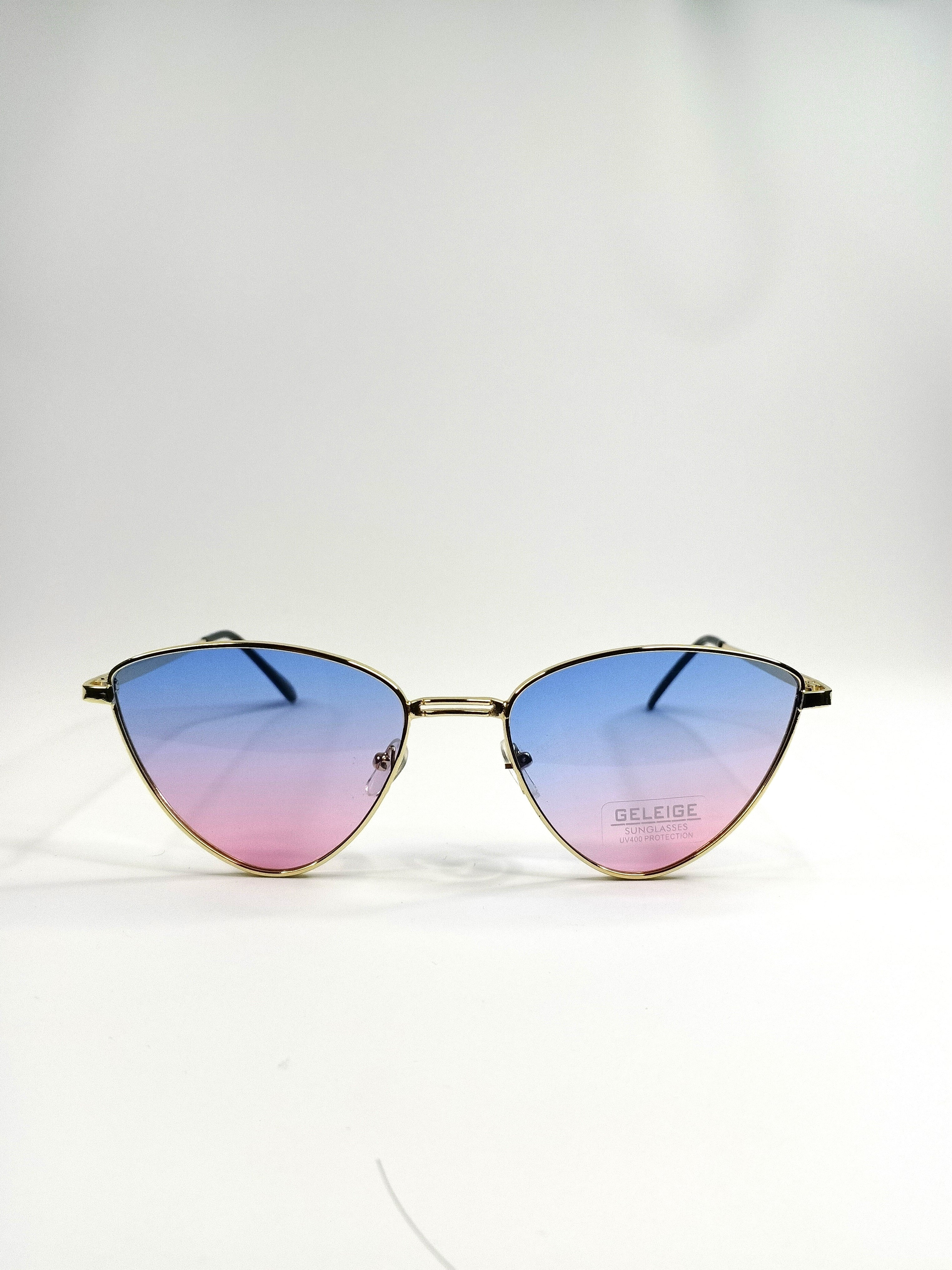 GELEIGE Butterfly Fashion Sunglasses – Women’s UV400 Protection With Pouch