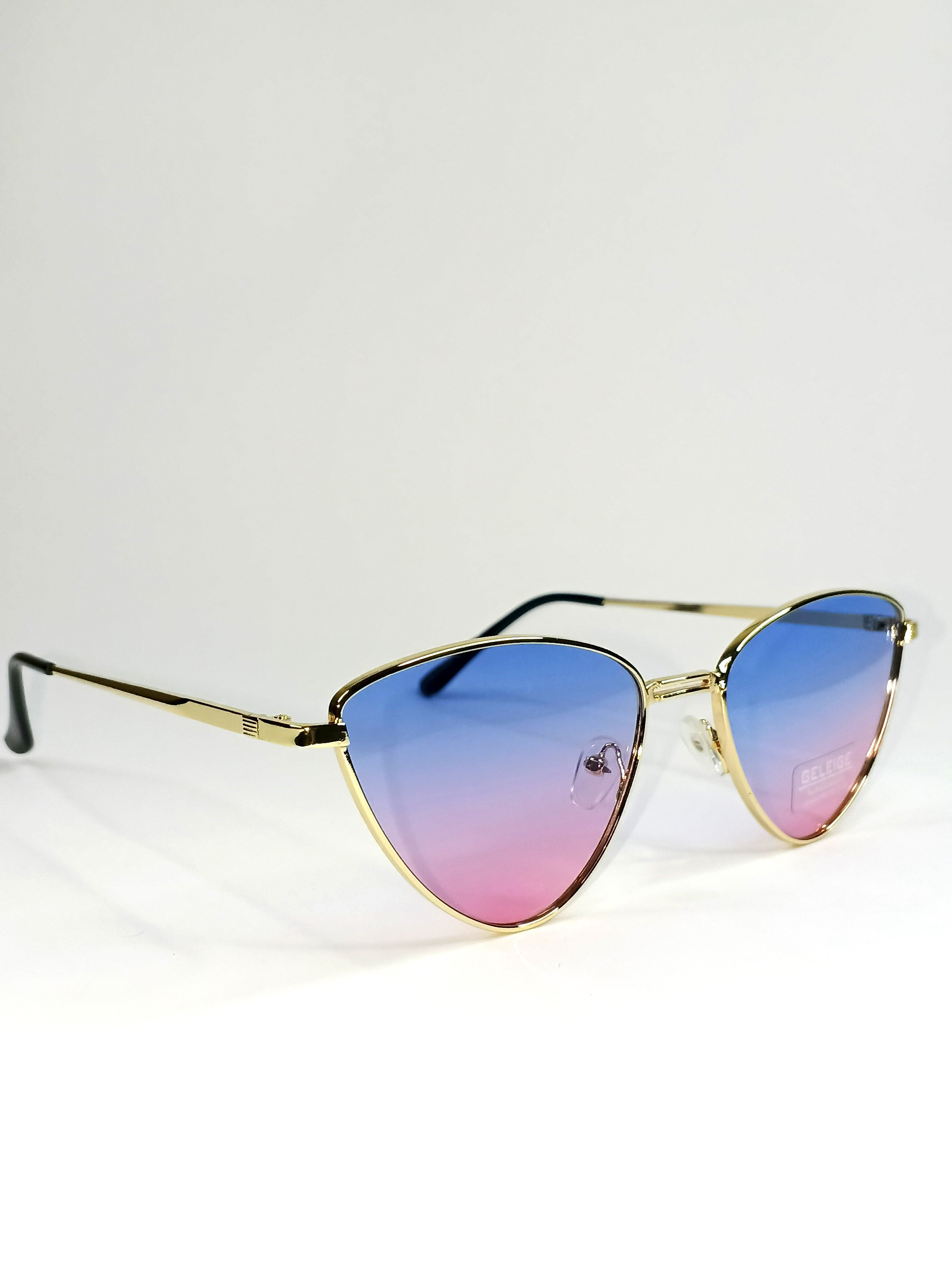 GELEIGE Butterfly Fashion Sunglasses – Women’s UV400 Protection With Pouch