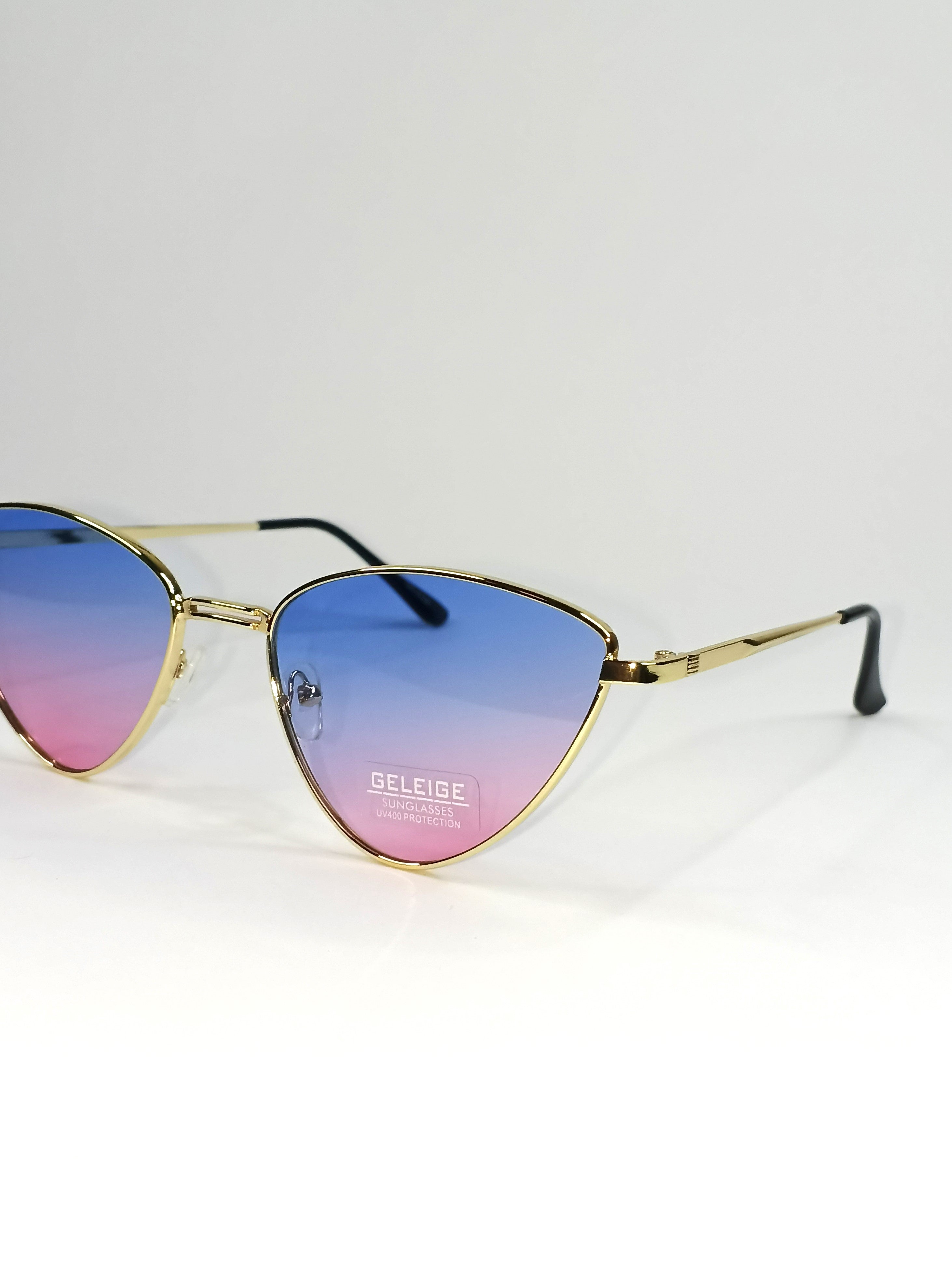 GELEIGE Butterfly Fashion Sunglasses – Women’s UV400 Protection With Pouch